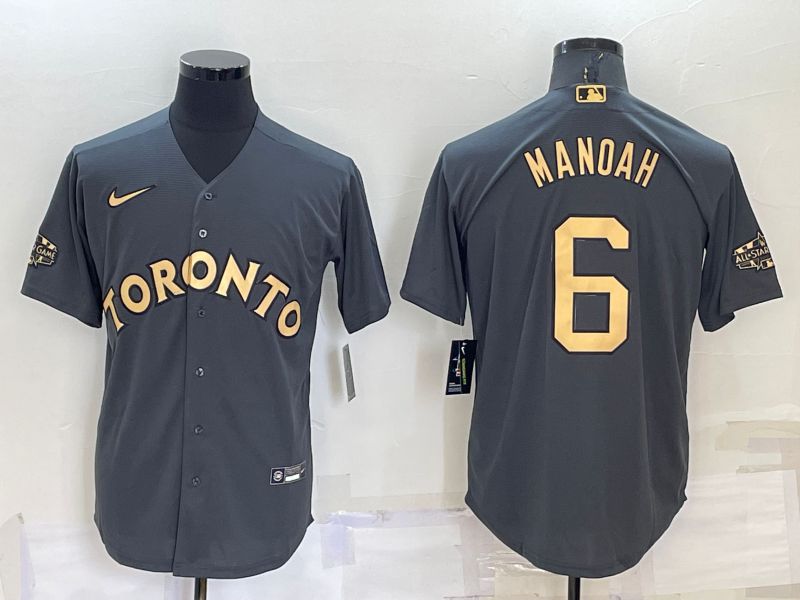 Men Toronto Blue Jays #6 Manoah Grey 2022 All Star Game Nike MLB Jersey